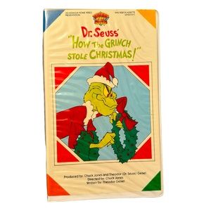 Vintage/Retro VHS Tape: “Dr. Seuss’: How The Grinch Stole Christmas!”